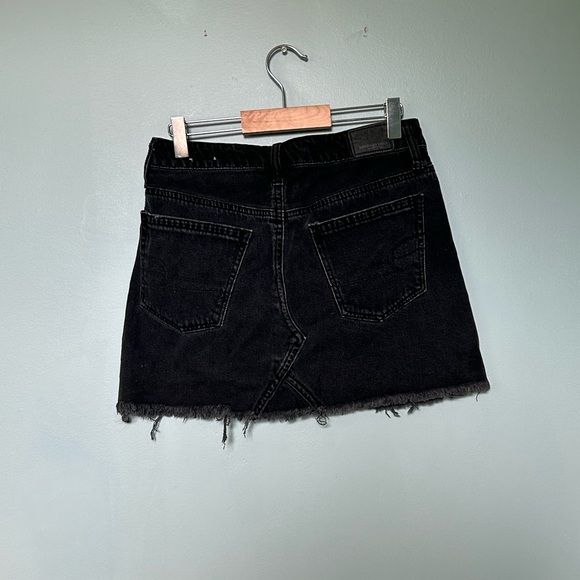 🎱 Black demin skirt - Picture 2 of 2